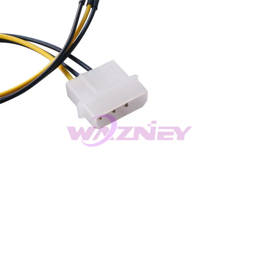 3 Pin Atx Fan To 4 Pin Molex Ide Connector Cable Fan Power Adapter,4pin