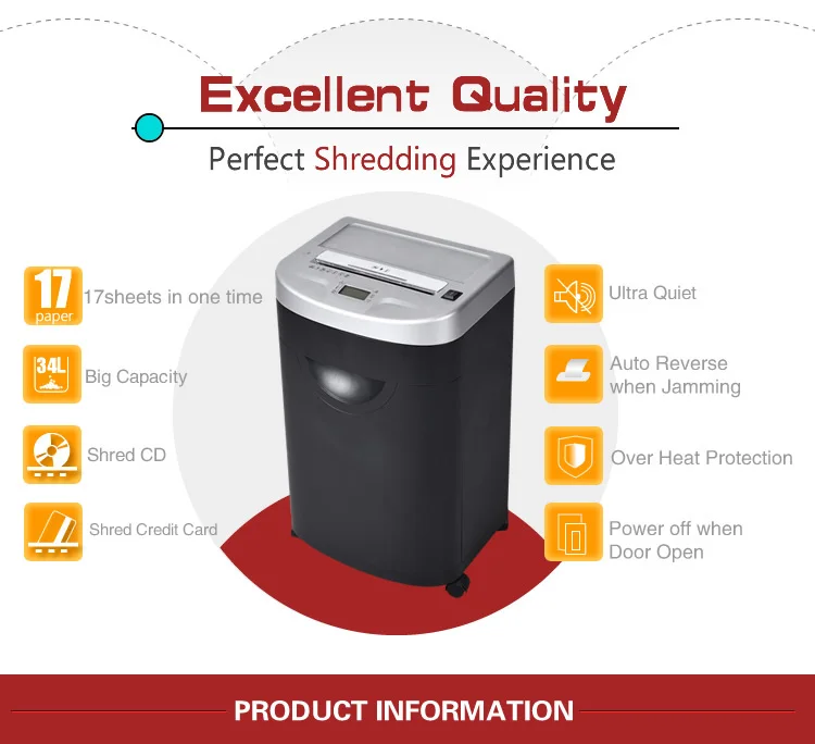 Jp820c Cross Cut Paper Shredder A4 Best Seller Medium Office Equipment