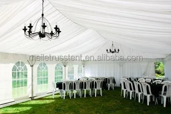 Romantic Luxury Wedding Party Tents Decoration With Light For Sale