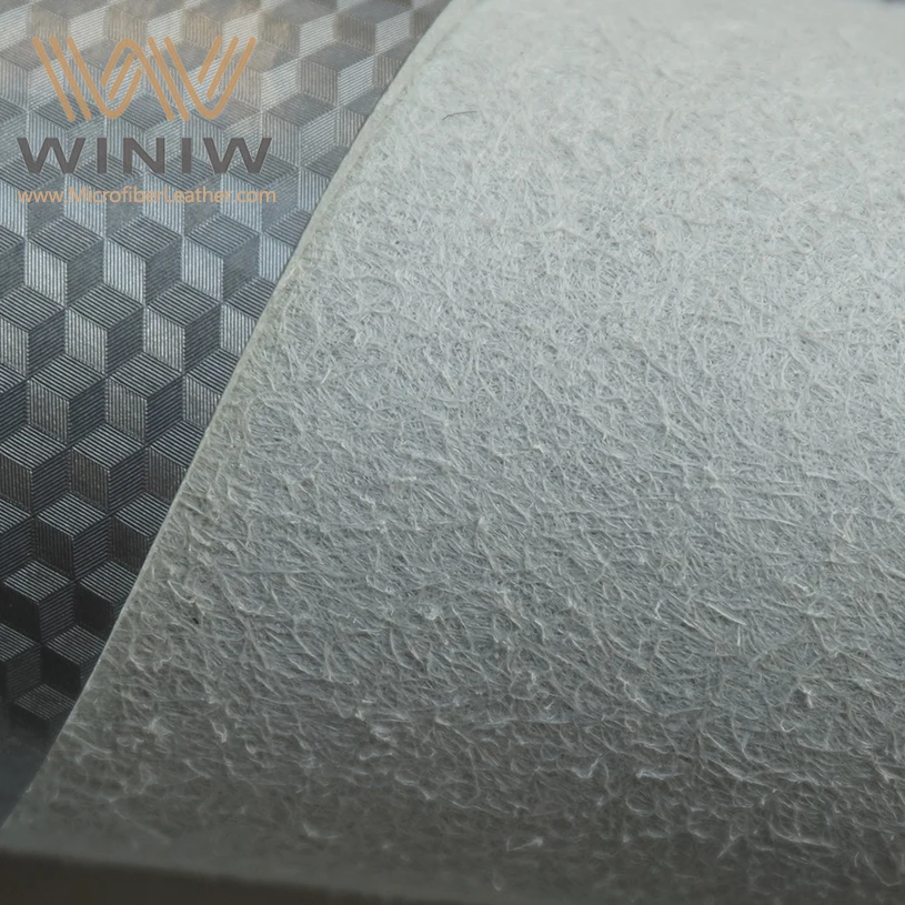 Eco Friendly Vegan Leather Embossed Coating Material  Supplier in China