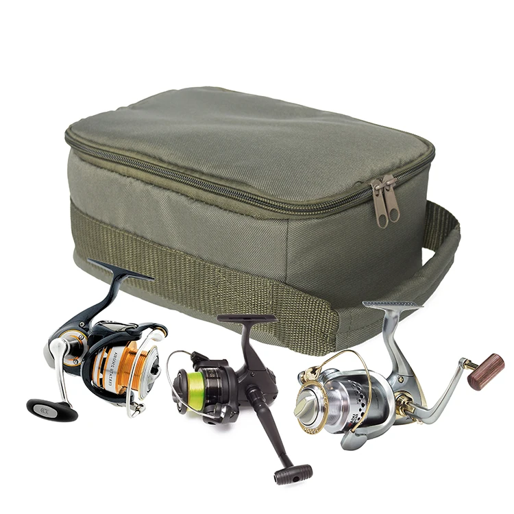 Fishing Reel Bag Portable Outdoor Fishing Reel & Gear Bag Carry Storage