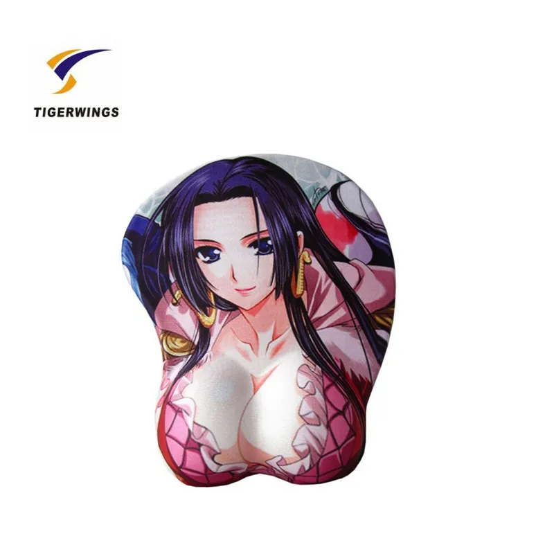 Customized top quality 3d breast mouse felt pad for hot sale