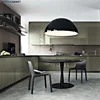 Good Quality Big Kitchen Grey Color Lacquer Kitchen Cupboard With LED Light