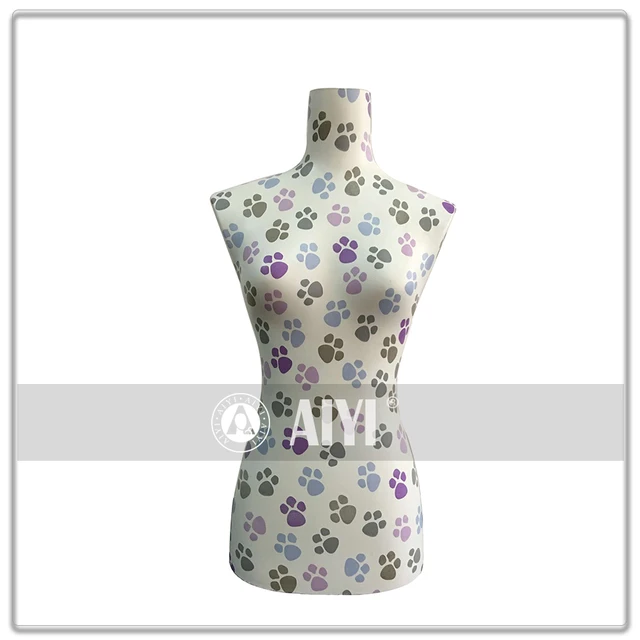 Water Transfer Dog Paw Cheap Female Plastic Mannequin