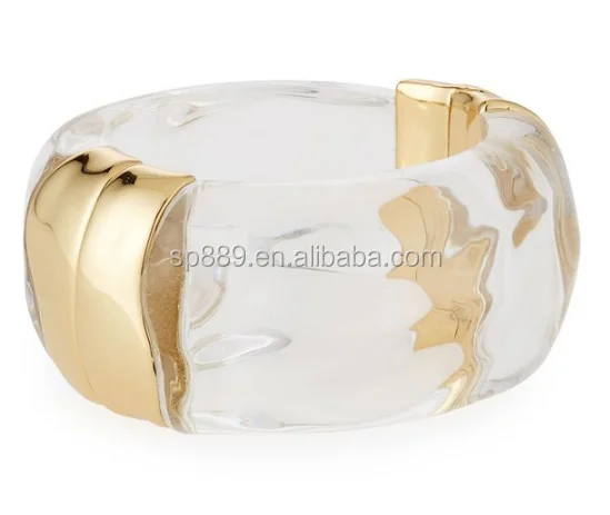 Alexis Bittar Liquid Side Hinge Cuff Bracelet