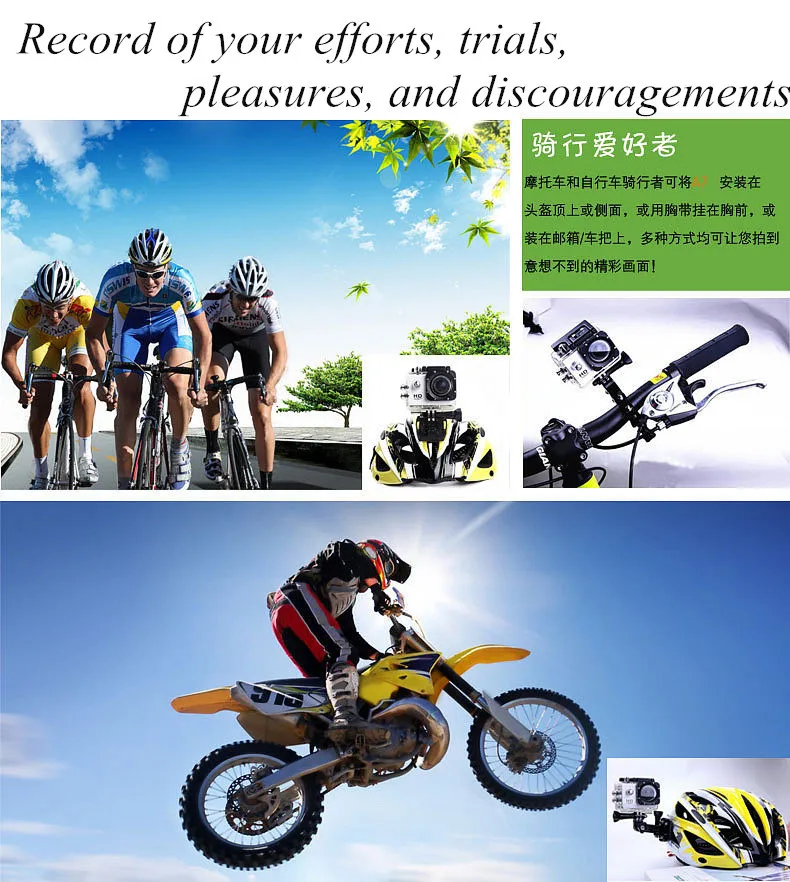 Retail Packing 2014 NEW SJ4000 Sports Camera 100% Genuine Original Product