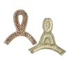 Rhinestone upper DIY hot fix shoes patches accessory