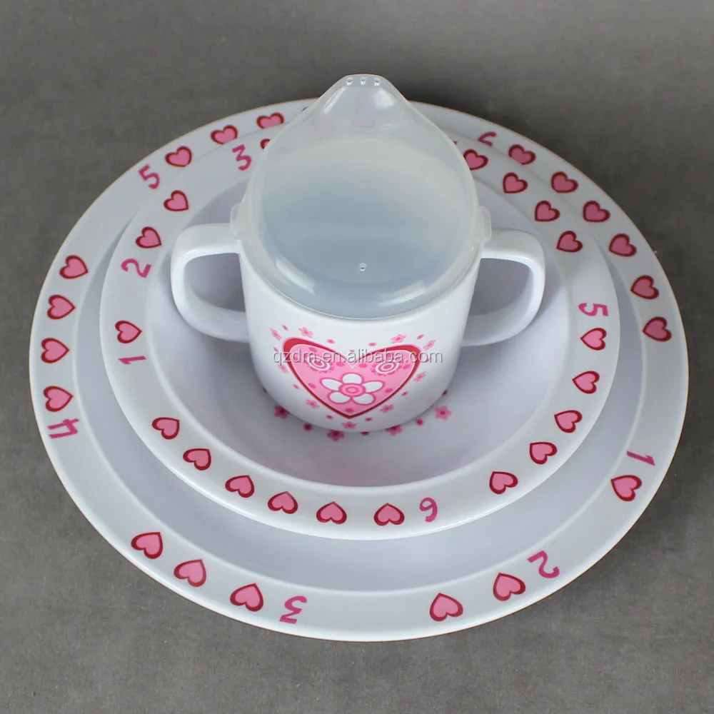 Kids Melamine Dinner Set Of 3pc
