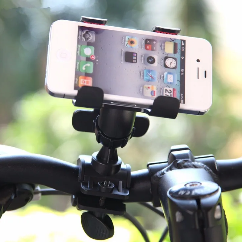 Universal 360 rotate bike handlebar free logo bicycle phone mount holder Secure sports phone holder stand bicycle phone mount