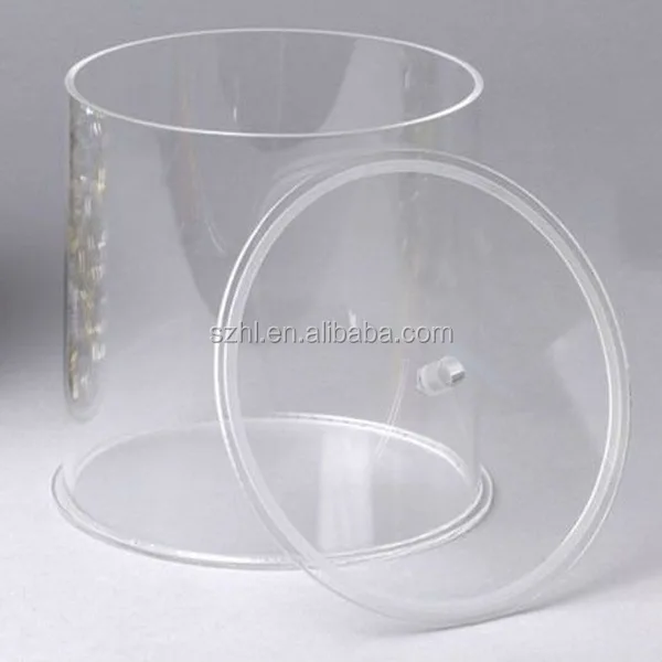 Round Clear Acrylic Containers With Lid Buy Clear Acrylic Containers