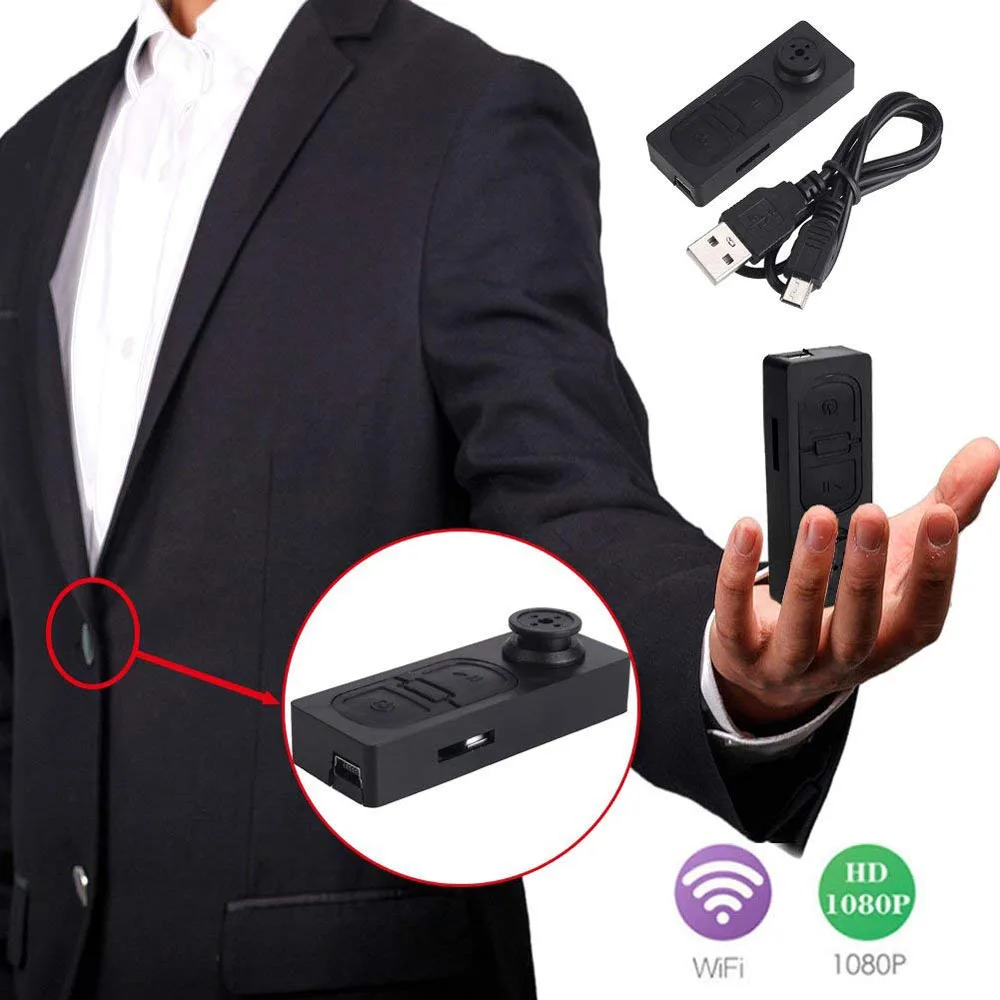 Hd Mini Portable Camera Clothes Button Pocket Dv Portable Security