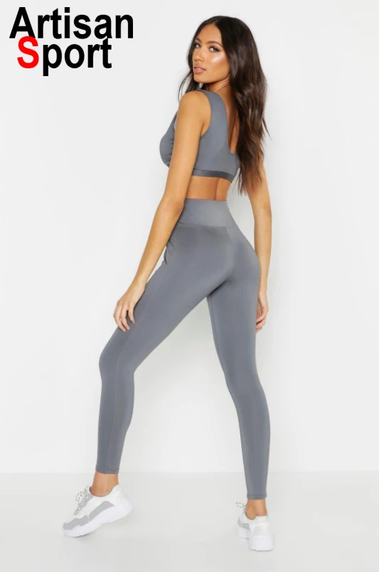 Sexy Women Sport Pants Fitness Yoga Set 