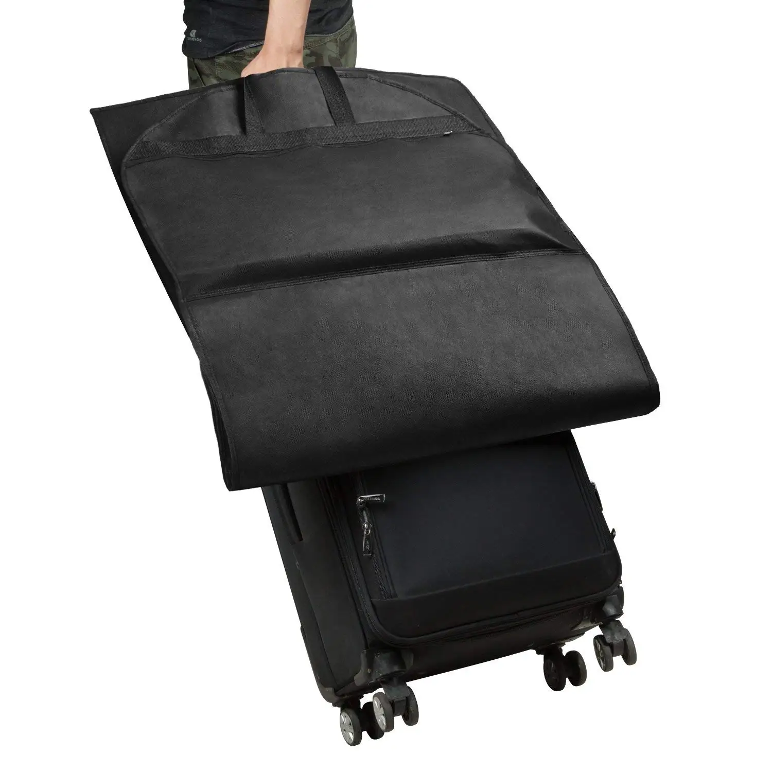 Factory Sales Customized Black Suit Garment Bag With Custom Logo Buy