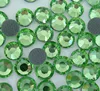Factory Price SS30 Peridot Color Heat Fix Stone.Fancy Machine Cut Crystal HotFix Rhinestones for Bags