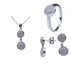2014 trendy wholesale fashion jewelry dozen Round design jewelry set