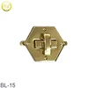 High quality wholesale hardware accessories metal decorate handbag metal snap turn lock