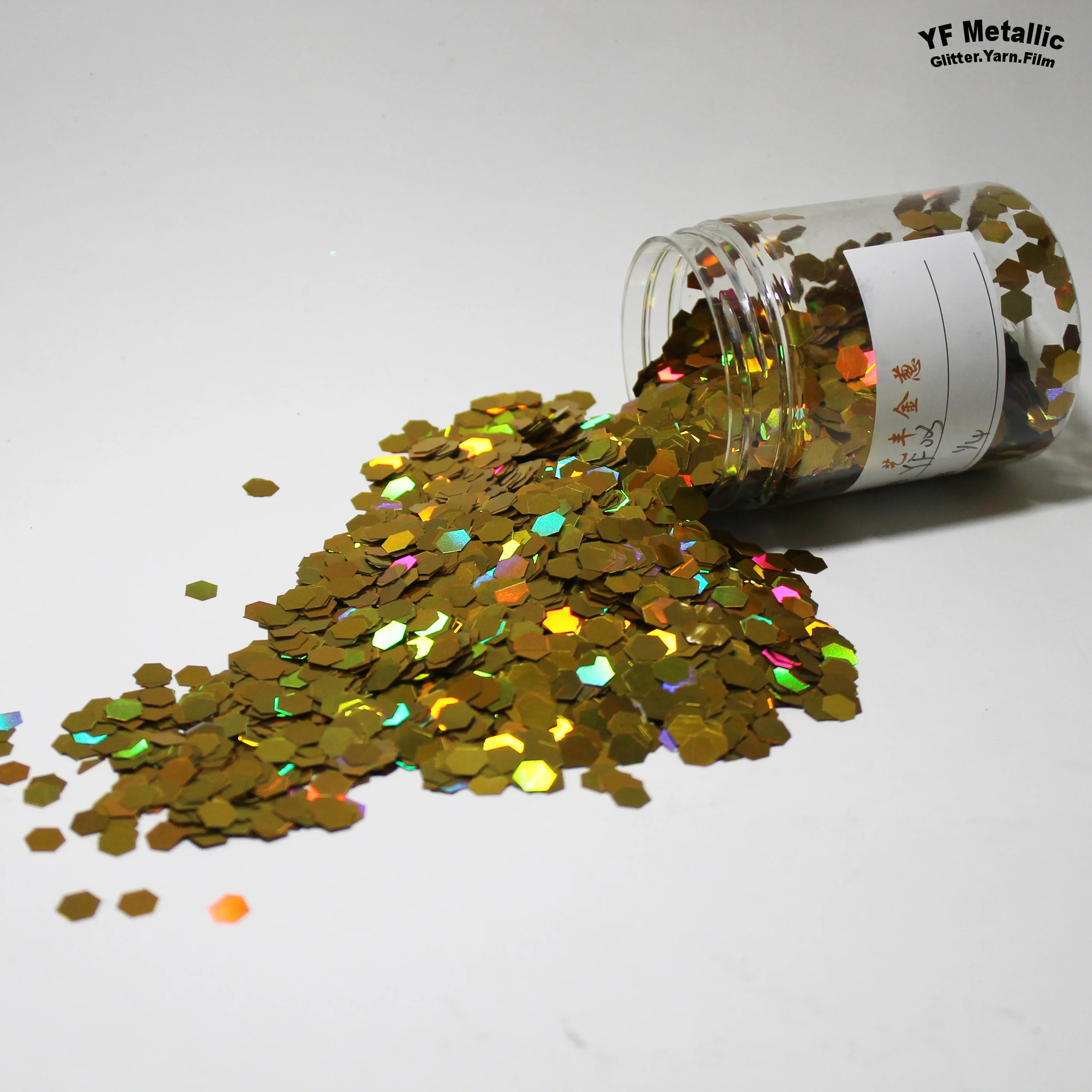 Fancy Bling Holographic Glitter Flake Polyester Glitter Wholesale/bulk