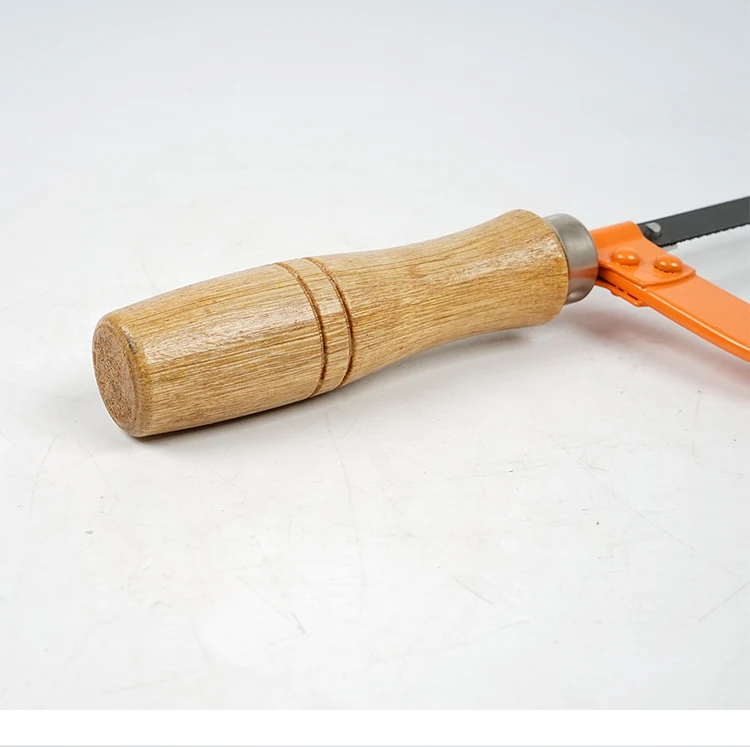 Adjustable wood cutting Hacksaw Frame with wood Handle