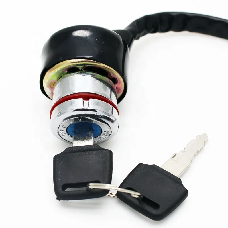 Universal Ignition Switch Barrel 6wire With 2 Keys For Quad Bike Atv