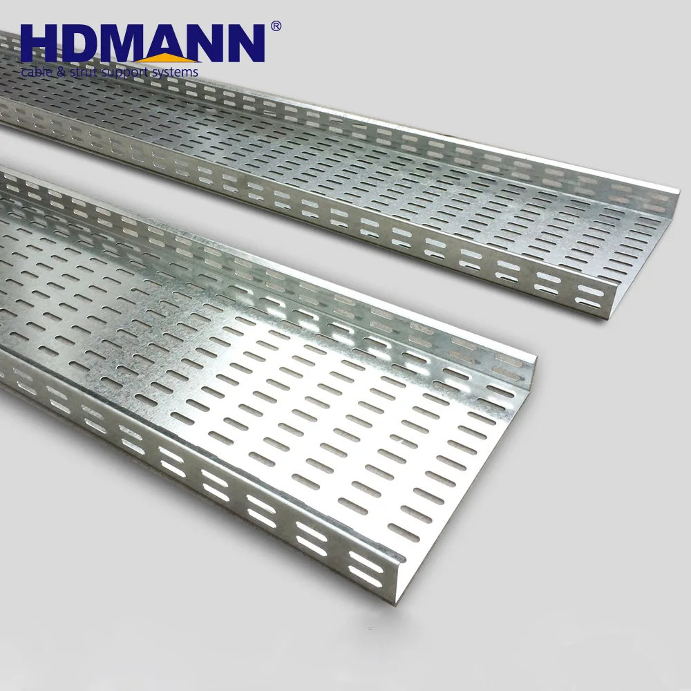 300mm To 500mm Galvanized Steel Cable Tray Hanging Cable Tray