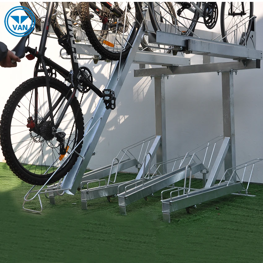 double decker bike rack