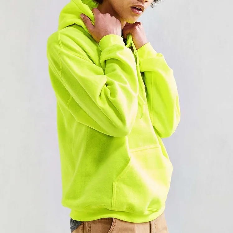 fluro green hoodie