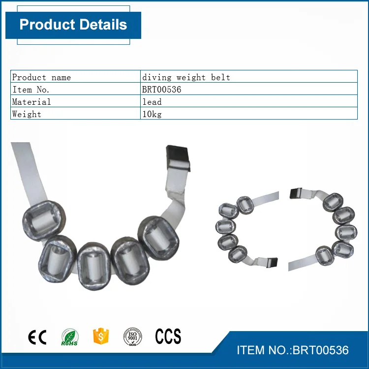 Lead Scuba Diving Weights Wet Diving Weight Belt Buy High Quality