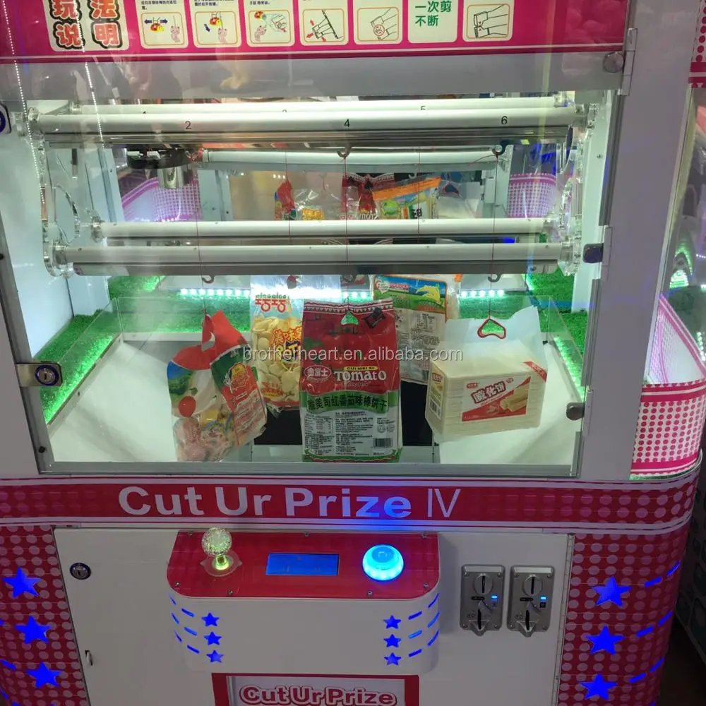 Attractive Kids Coin Operated Vending Toys Machine Cut Ur Prize Iv Game Machine For Sale Buy