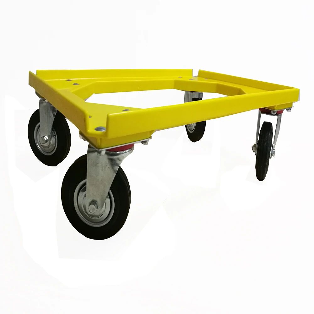 Heavy Duty 4 Wheels Dolly Plastic Storage Moving Dolly With Tote Skate