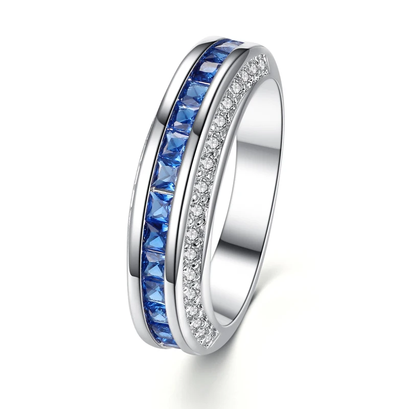 fashion gemstone jewellery smart cyclic annular zircon ring r184