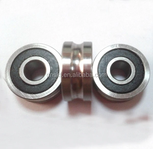 5x SG15 U Groove Ball Track Guide Bearings – 5x17x8mm – Steel, Textile Machine Roller – US Stock