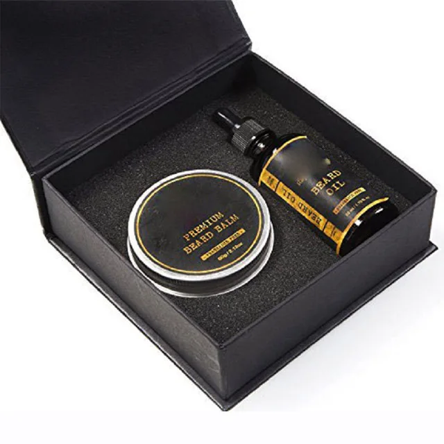  100% Organic Unscented Premium Beard Grooming oil Kit for Mens 