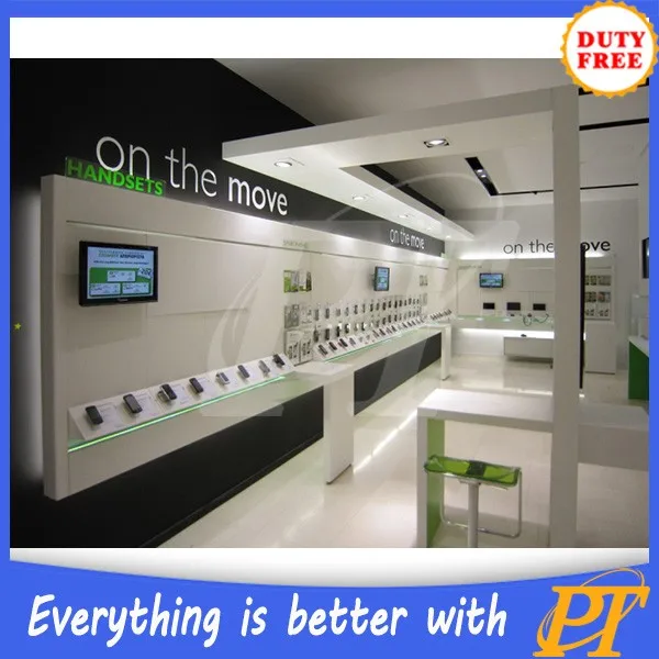 Diseño De Tienda De Venta Al Por Menor De Teléfonos Móviles,Muebles De