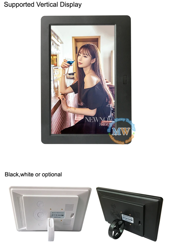 O mais baixo Pre&ccedil;o do Cart&atilde;o Sd Drive Usb Hd 1080 P Digital Photo Frame 10.1 Polegada - ANKUX.COM