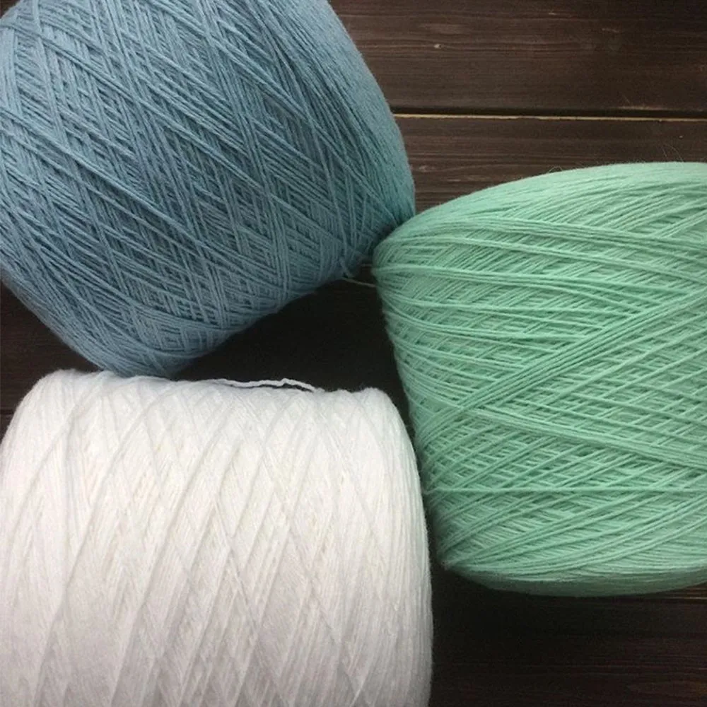 48nm/2 100 Mercerized Merino Wool Yarn For Knitting And Weaving With