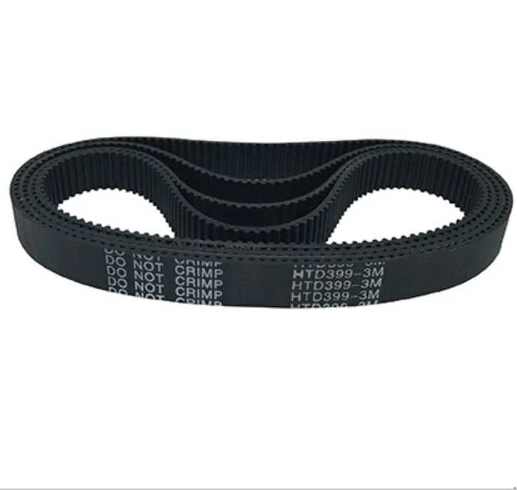 POWGE 5pcs HTD 3M Timing Belt 207 3M 9 Pitch Length=207mm Width 9mm Teeth 69 Rub