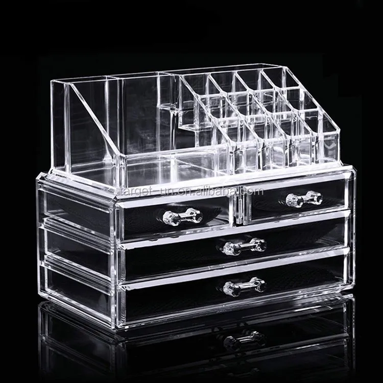 Small Storage Cabinet Acrylic 4 Drawers Cosmetic Storage Boxes & Bins ...