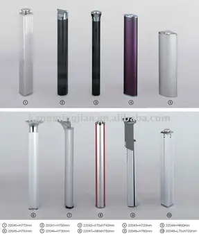 glass table legs