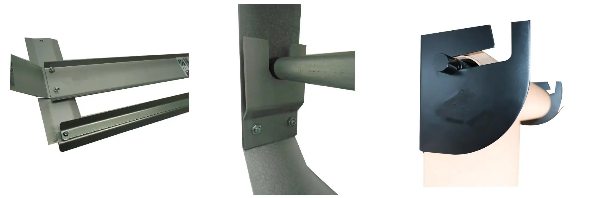 Standard 24" White Steel All-In-One Paper Dispenser / Cutter