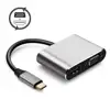 blueendless aluminum BS-HV301C3-2 type c plug vga HDMItype c adapter