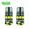 High quality T10 LED 9 SMD 2835 100MA W5W Light 9SMD Lamps 501 dash W5W interior Lights Car Side Wedge parking light White Blue