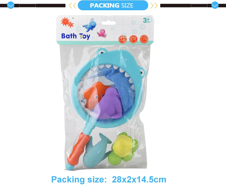 Fishing game rubber water spray toy baby shark bath.jpg