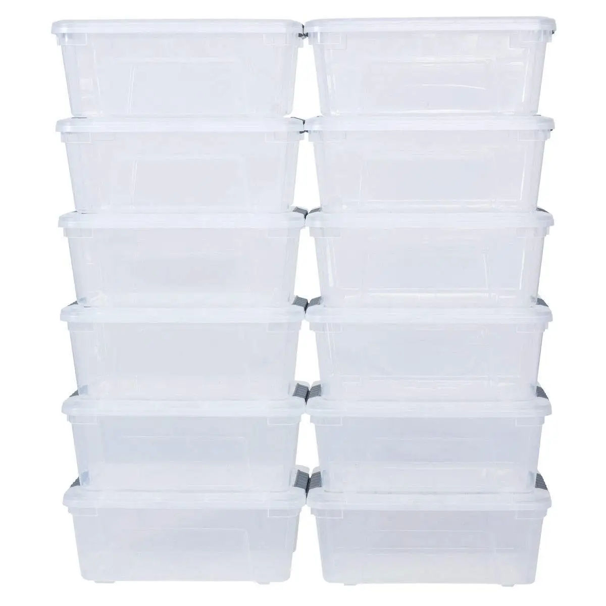 clear plastic storage tubs