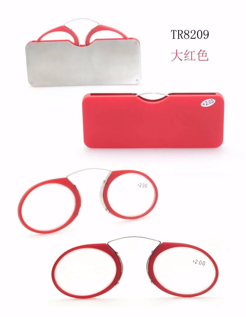 new pocket wholesale slim style reading glasses without arms