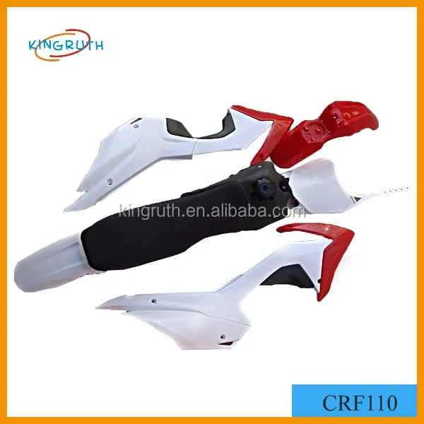 White Abs Plastic Fairing Dirt Bike Pit Bike Crf110 Pitbike Plastics