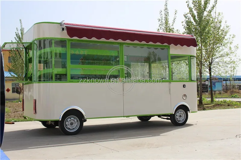 Oem Mobile Electric Food Truck With Ce Certification Vegetable Vending ...