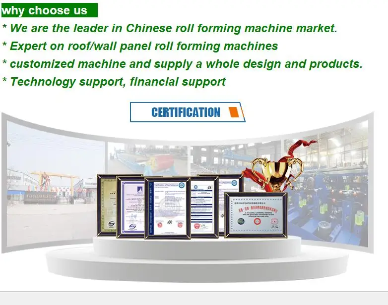 Double Layer Roof Automatic Tile Roll Making Forming Machine for Trapezoidal Type
