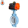 Ptfe Lined Wafer Pneumatic Actuator Butterfly Valve Handles