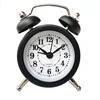 New Style Creative Double Bells Decorative Art Glass Metal Desk Clock