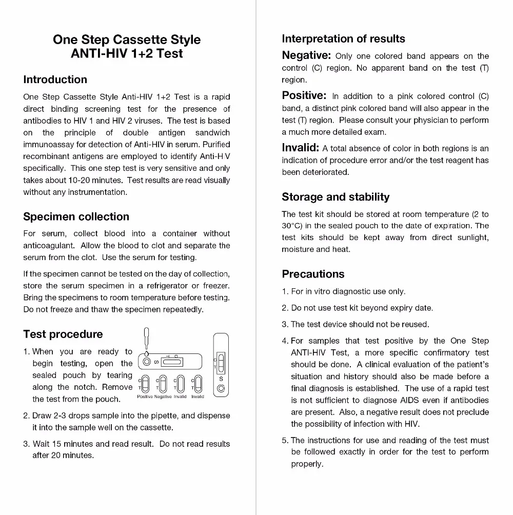 hiv medication colloidal gold rapid test